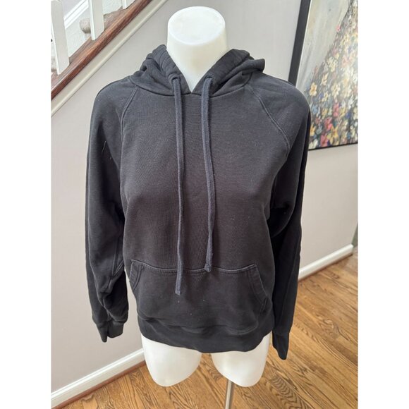 Zadig & Voltaire Clipper Graphic Heart Logo Hoodie Sweatshirt Black Size Medium - Picture 2 of 3